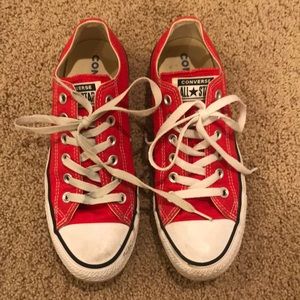 red low top convers